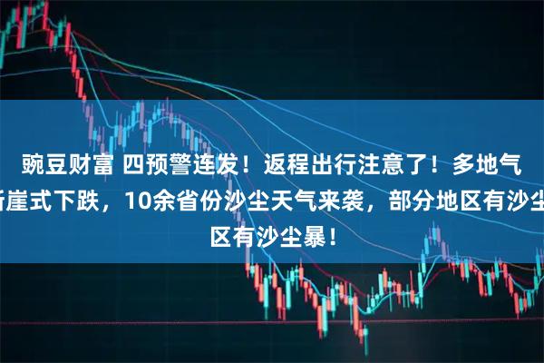 豌豆财富 四预警连发！返程出行注意了！多地气温断崖式下跌，10余省份沙尘天气来袭，部分地区有沙尘暴！